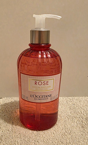 Occitane rose shower gel - shower,